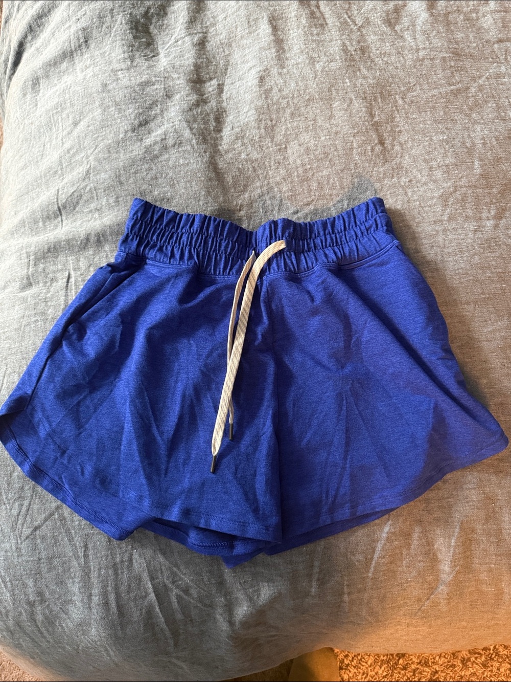 Vuori Spacedye Royal Blue Drawstring Shorts